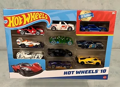 Buy Hot Wheels 10-Car Gift Pack Of 1:64 Scale Vehicles​ (As Pictured) #I New Sealed • 14.95£