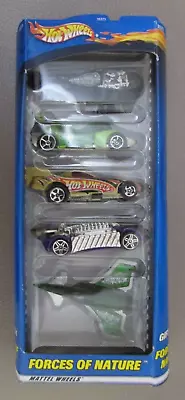 Buy Hot Wheels Forces Of Nature 5pcs Gift Pack CARS/HELICOPTER/AIRPLANE Rare 2000 • 9.49£