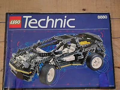 Buy Lego Technic 8880 Super Car Complete With Manual & Replacement Stickers • 95£