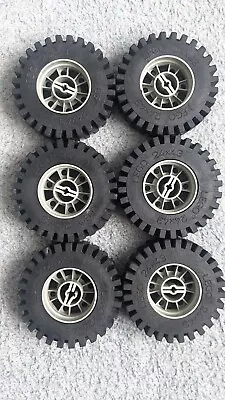 Buy 6 X LEGO Vintage Large Technic Wheels 24 X 43 For Lego Technic  8860 • 8£