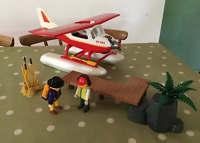 Buy Playmobil 3866 Vintage Sea Plane With Jetty - Very Rare • 27.99£