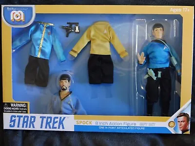 Buy Star Trek:  MR. SPOCK Gift Set  Mego 2020 8  Action Figure Dress Uniform Inc.  • 29.99£
