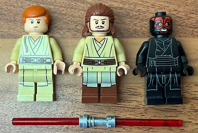 Buy Lego Star Wars Qui-Gon Jinn Obi-Wan Darth Maul Minifigures From Set 75169 Sw0810 • 24.99£