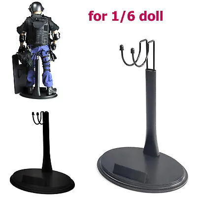 Buy 1/6 Scale Action Figure Stand Base For Hot Toys Sideshow BBI Adjustable Height • 4.99£