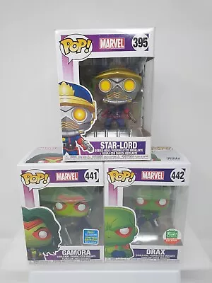 Buy Star-Lord 395 Gamora 441 Drax 442  Marvel Guardians Of The Galaxy Funko Pop Lot • 36.99£