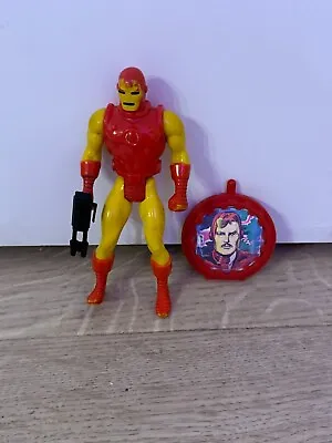Buy Marvel Secret Wars Iron Man Action Figure (1984) Mattel - With Gun & Shield • 20£