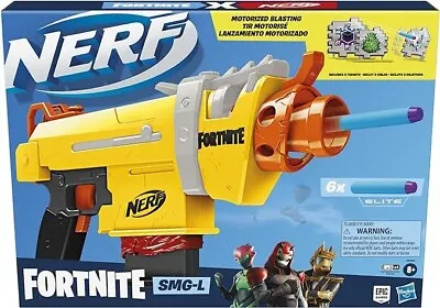 Buy NERF FORTNITE X SMG-L *NEW* Motorized Blaster Toy Dart Gun Targets Submachine • 14.99£