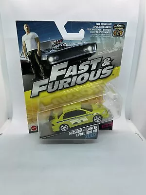 Buy Mattel Fast And Furious 1:55 Mitsubishi Lancer Evolution VII • 45£