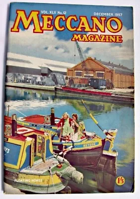 Buy MECCANO MAGAZINE December 1957 Bell 47J Helicopter Canal Boats Glastonbury Thorn • 7.50£