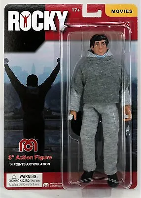 Buy Mego Rocky Balboa Sylvester Stallone In Training Sweatsuit Action Figure  • 29.99£