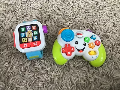 Buy Baby Toy Toys Bundle Fisher Price Watch & Game Controller Electronic Toys • 6£