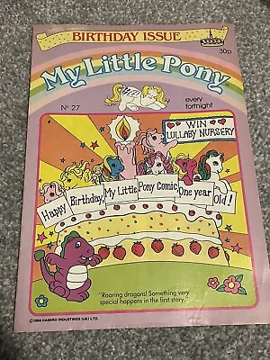 Buy Vintage G1 My Little Pony UK Magazine Comic Issue 27 Birthday Issue • 6£