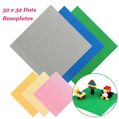 Buy Baseplate Base Plates Building Blocks 32 X 32 Dots Compatible For LEGO Boards UK • 6.38£