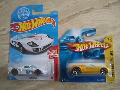 Buy Hot Wheels  X2  Ford Gumball Rally GT40/Ford GTX  1:64 • 7.99£