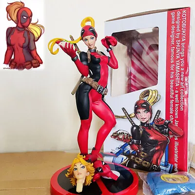 Buy Marvel Bishoujo Statue Lady Deapool Figure Model Toy New Collection Xmas Gift • 20.39£
