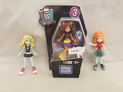 Buy Mega Bloks Monster High Dolls Bundle Of Figures • 9.99£