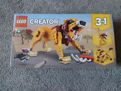 Buy LEGO Creator Set 31112 - 3 In 1 Wild Lion, Safari Animals - New And Sealed  • 8.99£