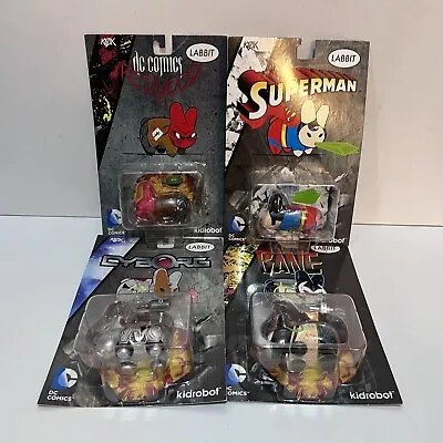 Buy 4 DC KidRobot Labbits - Bane, Red Hood, Superman & Cyborg • 19.99£