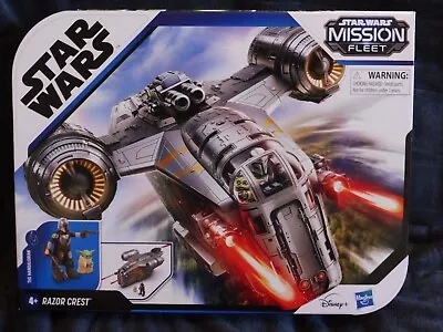 Buy Star Wars 'Mission Fleet' THE MANDALORIAN RAZOR CREST Starship Hasbro 2021 Grogu • 39.99£