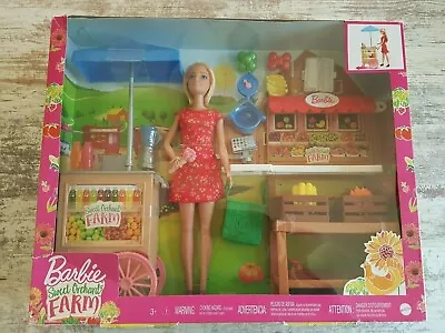 Buy Barbie - Sweet Orchard Farm Playset Market Stand - Mattel 2019 - Doll - Nrfb • 30.26£