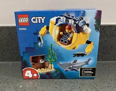 Buy LEGO 60263 City. Ocean Mini-Submarine. Nat Geographic NISB New Sealed Retired✅ • 14.75£