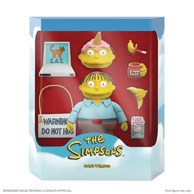 Buy Ralph Wiggum From The Simpsons Ultimates W3 Action Figure By Super7 • 71.99£