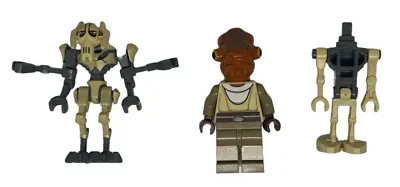 Buy LEGO Star Wars Minifigs - Sw0226 Nahdar Vebb Sw0254 General Grievous - Set# 8095 • 29.95£