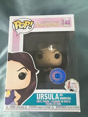 Buy Funko Pop 740 Ursula As Vanessa - Disney Mermaid - Boxed (F155) • 9.99£