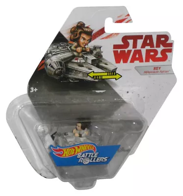 Buy Star Wars Hot Wheels Battle Rollers (2017) Rey Millenium Falcon Micro 1-Inch Toy • 9.97£