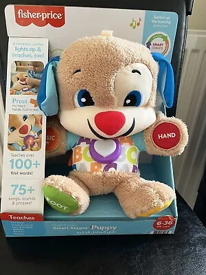 Buy Fisher-Price FPM43 Laugh & Learn Smart Stages Puppy Educational Toy • 9.50£