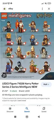 Buy LEGO Harry Potter Minifigures Series 2 71028 - Griphook - NEW SEALED • 4.49£