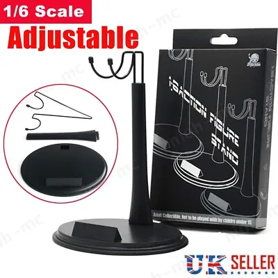 Buy 1/6 Action Figure Stand Base Holder For Hot Toys Phicen 12  Doll Display U Hook • 6.69£