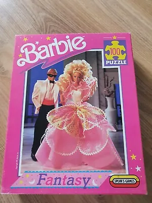 Buy VINTAGE BARBIE Fantasy 100 PIECE JIGSAW PUZZLE By Spears Games 1991 • 7.99£