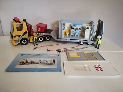 Buy Playmobil 9898 Flatbed Truck Building Site Container Complete Construction Maxx7 • 78.99£