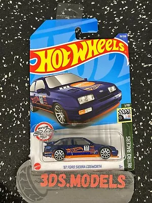 Buy FORD 87 SIERRA COSWORTH BLUE LONG CARD Hot Wheels 1:64 **COMBINE POSTAGE** • 3.95£