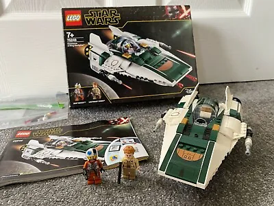 Buy Lego 75248 Star Wars Retired A-Wing With Box, Instructions And Mini Figs • 36£