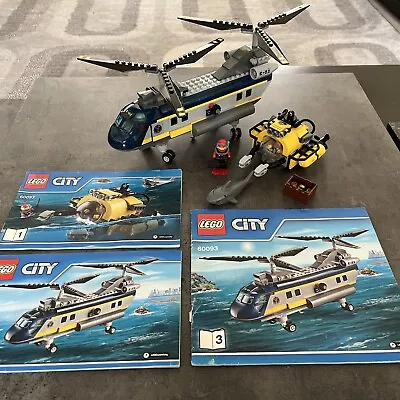 Buy LEGO CITY 60093 Deep Sea Helicopter & Submersible • 22.95£