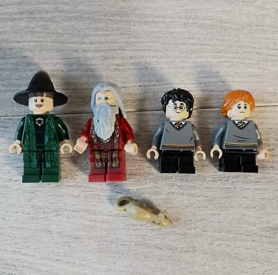 Buy Lego Minifigure Bundle Harry Potter Professor McGonagall Dumbledore Ron Scabbers • 12.95£