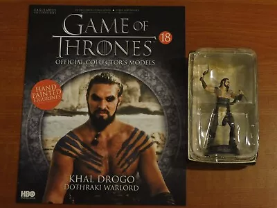 Buy KHAL DROGO 'Dothraki Warlord' Part 12 Eaglemoss Game Of Thrones Figurine Collect • 14.99£