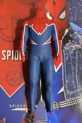 Buy Hot Toys Spiderman Punk PS4 VGM32 Body & Suit W/ Pegs Loose 1/6th Scale • 119.99£