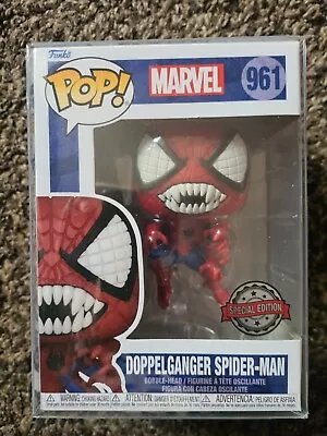 Buy Funko Pop! Marvel 961 Doppelganger Spider-Man Special Edition With Pop Protector • 4.99£