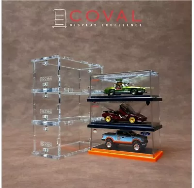 Buy Coval Case - RBX 101 3 Pack Acrylic Display Case - Hot Wheels Display Stackable • 24.08£