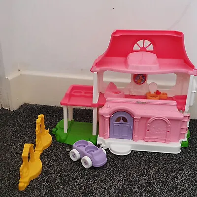 Buy Fisher Price Little People Dolls House Happy Sounds Play  • 12£