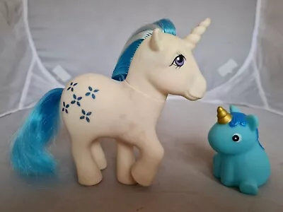 Buy MAJESTY G1 My Little Pony Playset Ponies 1980s Vintage Toy & Light Up Friend • 9.99£
