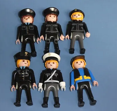 Buy Playmobil Police Officer / Figure  For Station City Rescue Car  - Black Uniform • 1.45£
