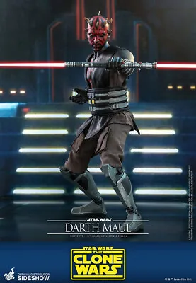 Buy Darth Maul Sixth Scale Figure Hot Toys Sideshow Star Wars The Clone Wars • 281.97£