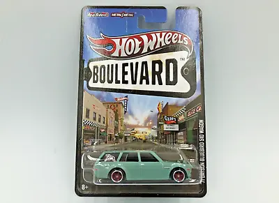 Buy Hot Wheels Boulevard '71 Datsun Bluebird 510 Wagon. Sealed & Protector 1/64 • 59.99£
