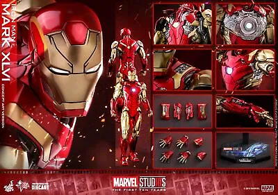 Buy Hot Toys Iron Man 1/6TH MMS489D25 Mark XLVI MK46 Diecast Concept Art Version • 399£