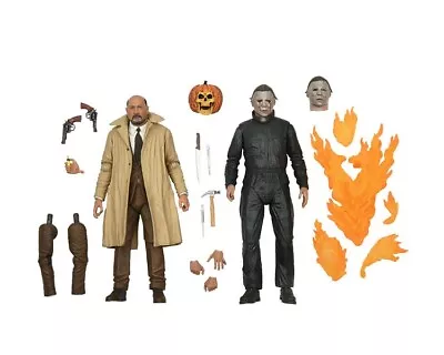 Buy Halloween 2 Set A2 Ultimate Michael Myers & Dr. Loomis 7     Action Scale Figure • 81.96£