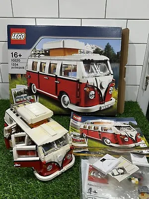 Buy ⭐️ LEGO Creator Expert VOLKSWAGEN T1 VW CAMPER VAN 10220 - 100% COMPLETE ⭐️ • 99.99£